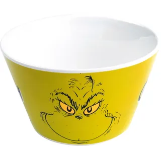 United Labels Grinch Müslischale 500 ml, Grün, Schüssel aus Keramik, Müslischüssel, Schale