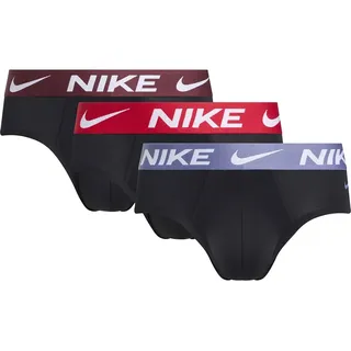 Nike Slips Herren, 031 - blk wrld indg/uni red/drk tm red wb, L