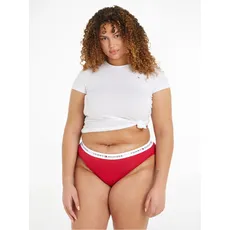 Tommy Hilfiger Underwear Bikinislip, mit Logo auf dem Taillenbund, rot