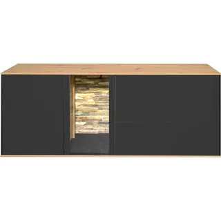 Mäusbacher Lowboard Faro Lowboard, B 169 cm, inkl. Beleuchtung, Push to open Funktion,