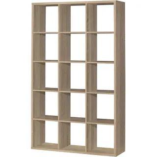 Forte Mauro Raumteiler 107 x 32 x 176 cm Braun