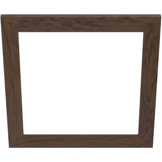EGLO Deko-Rahmen aus Holz, Zubehör für LED Panel Salobrena 45 x 45 cm, quadratischer Holz-Rahmen in Dunkel-Braun