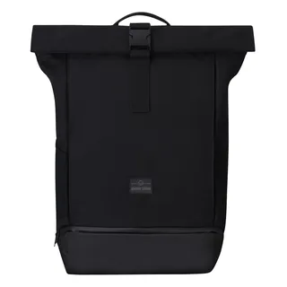 Johnny Urban Rucksack Damen & Herren Groß Schwarz - Allen XL -Großer Rolltop Backpack - Weekender Reiserucksack mit Bodenfach - Daypack für Uni Travel Reise - Wasserabweisend