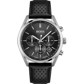 HUGO BOSS Champion Schwarz, Silber 44 mm Zh052A
