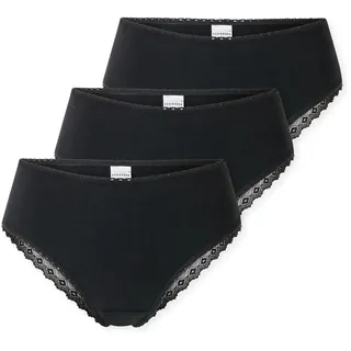SCHIESSER Brazilian Slip 3 St. Schwarz 36