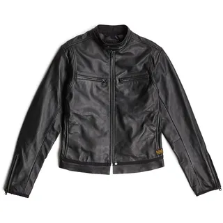 G-Star Leather Biker Lederjacke schwarz L