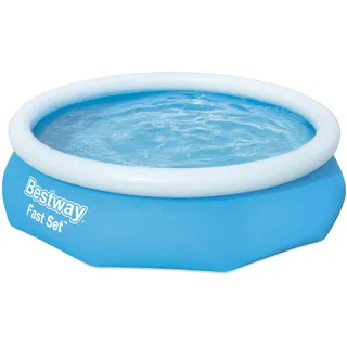 BESTWAY Fast Set Pool 305 x 76 cm blau inkl. Reparaturset