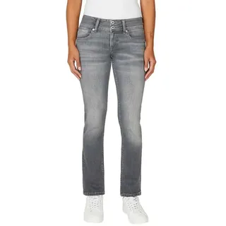 Pepe Jeans Damen. PL204729UH7 Jeans Slim Lw grau (25/32), Lässig, Baumwolle, Denim, Nachhaltig