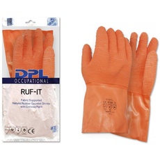 DPL RUF-IT Industrialhandschuh Orange (10-10,5), Schwarz, Standard