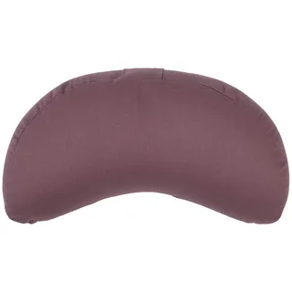 Bodhi Meditationskissen Halbmond | Bodenkissen für Yoga & Meditation | Yogi MOND ECO | 100 % Bio-Baumwollbezug | Yogakissen halbmondförmig mit Buchweizenfüllung | Ergonomisches Halbmondkissen
