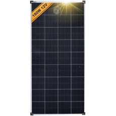 Bild enjoy solar® Monokristallines Solar panel deal für Wohnmobil, Gartenhäuse, Boot (Mono 180W)