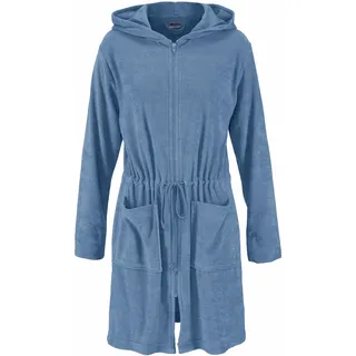 MY HOME »Nela, ideal für Sauna & Spa, Hotelbademantel, Morgenmantel« 1 Stk. einfarbig, kurz, mit Kordelzug & Taschen, XS-3XL,