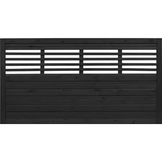 Sichtschutzzaun Element Nicea Anthrazit 90 cm x 180 cm