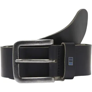 JACK & JONES Herrengürtel Leder schwarz 80