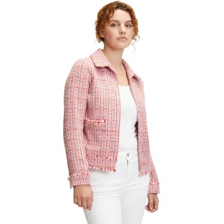 Cartoon Damen Tweedblazer mit Taschen Rosé/Pink,40