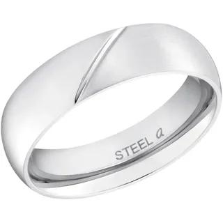 Fingerring AMOR "Klassisch" Gr. 62, silber (silberfarben), Fingerringe, Damen, 62, Edelstahl, Fingerring, Made in Germany