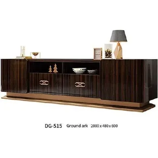 Modern Stil Kommode Kommode Wohnzimmer Schlafzimmer Regal Sideboard Echtes Holz - Braun