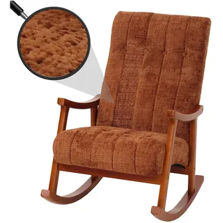 MCW Schaukelstuhl Chenille 64 x 97 x 85 cm Orange
