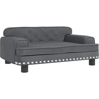 vidaXL Kindersofa Dunkelgrau 70 x 45 x 30 cm Kiefer