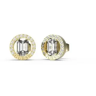 GUESS Damen-Ohrringe Ohrstecker Tiny Dancer Goldfarben JUBE04654JWYGT-U