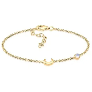 Elli Armband Halbmond Astro Mondstein 925 Silber