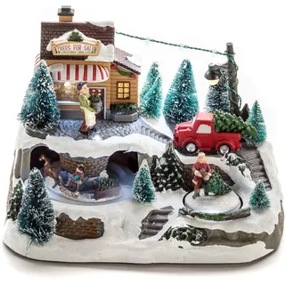 Konstsmide LED-Weihnachtsdekoration Weihnachtsbaum Kalt-Weiß LED (einfarbig) 3447-000, Bunt