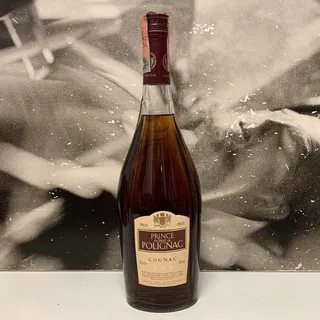 PRINCE HUBERT DE POLIGNAC Cognac Three Stars 90er Italien Import 40% VOL 75 CL