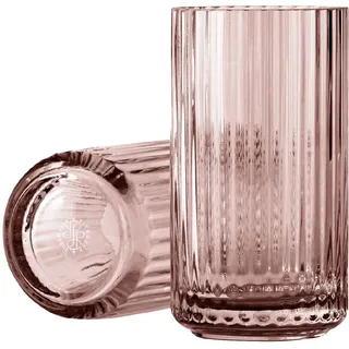 Lyngby Porcelæn Vase H15.5 cm Lyngby aus mundgeblasenem Glas zeitlos, rot