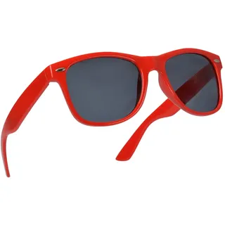 Miobo Retro Sonnenbrille, verspiegelt, Nerd-Design, Unisex, Club-Stil, UV400