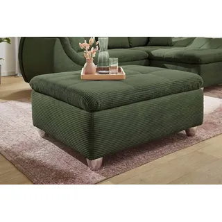 Jockenhöfer Hocker Genua Cord 103 x 48 x 83 cm Grün