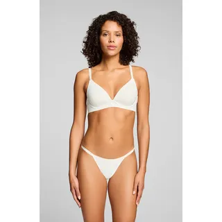 Bügel-BH PUMA "PUMA WOMEN MICROFIBER SOFT PADDED BRA", Damen, Gr. 70, Cup E, warm weiß, Microtouch, Obermaterial: 70% Polyamid, 30% Elasthan, BHs Bügel-BH, mit wendbaren und verstellbaren Trägern, Logodruck vorn