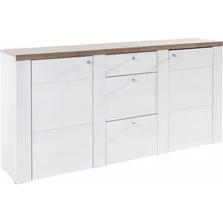OTTO home Sideboard Larona 176 x 84,9 x 37,1 cm Weiß