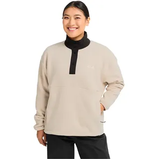Jack Wolfskin Sumetro Fleece Mit Halbem Reißverschluss - Oyster - S