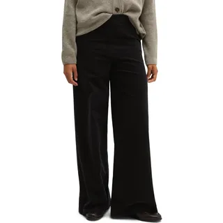 Marc OPolo Samthose "MARGO WIDE" Model Margo wide aus Organic Cotton-Stretch, schwarz