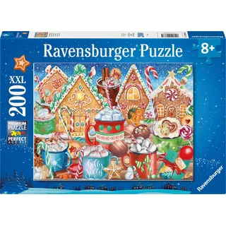 Ravensburger Kinderpuzzle - 12000867 Süße Weihnachten - 200 Teile XXL Puzzle für Kinder ab 8 Jahren