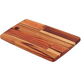Tramontina Schneidebrett aus Teakholz, FSC-zertifiziert, 28x19x1.5 cm, Klingenschonend, Antibakteriell