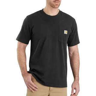 CARHARTT Workwear Pocket T-Shirt Black, Schwarz, L