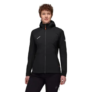 Mammut Isolationsjacke Rime Light IN Flex Hooded (leicht, windabweisend, atmungsaktiv) schwarz Damen