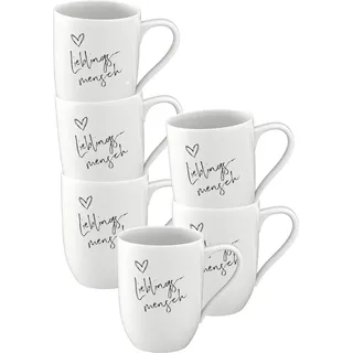 Villeroy & Boch Kaffeetasse 0,29 l Weiß 6 St.