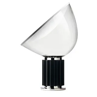 Flos Taccia Tischleuchte aus Aluminium in der Farbe Schwarz, Maße: 49,5cm x 64,5cm, F6602030