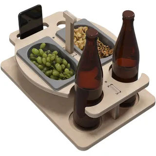 Serviertablett | Snackbox | Couchbar | Serviertablett groß | Snagger | Snackteller | Betttablett | EU