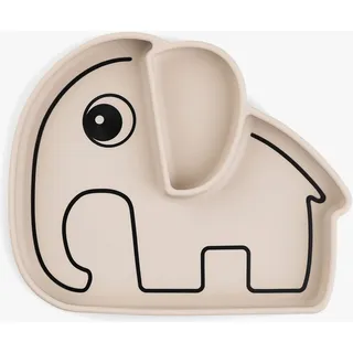 Done by Deer Silikon Elphee Teller - Stay Silikonteller Sand