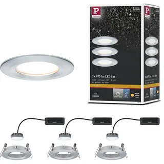 Paulmann Coin Slim 3er Set rund 6,8W Aluminium