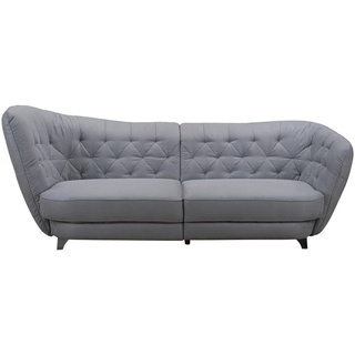 Mid.you Bigsofa , Grau , Textil , 256x85x115 cm , Made in Eu , Wohnzimmer, Sofas & Couches, Sofas, Bigsofas