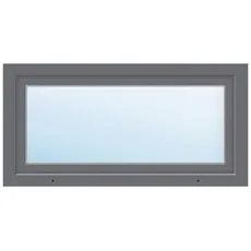 Kunststofffenster ARON Basic weiß/anthrazit 1100x500 mm DIN Links