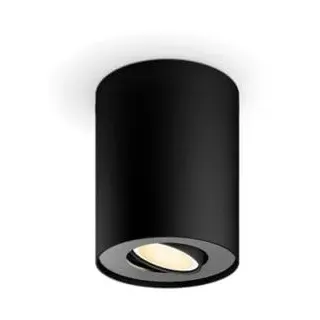 Pillar Hue single spot black 1x5W 230V