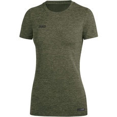 Bild von T-Shirt Premium Basics, khaki meliert, 38