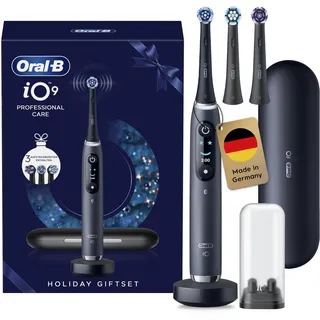 Oral-B iO Series 9 schwarz + 2. Handstück + Reiseetui
