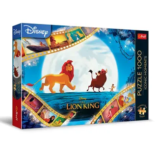 Trefl Premium Plus Quality - Puzzle Iconic Moments: Der König der Löwen - 1000 Elemente, Puzzle-Serie mit Lieblingshelden, Ideale Anpassung der Teile, für Erwachsene und Kinder ab 12 Jahren