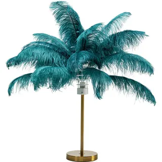 Kare Tischlampe Feather Palm Grün